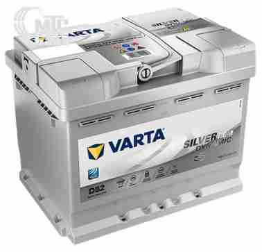 Аккумуляторы Аккумулятор Varta Silver Dynamic AGM/Start-Stop Plus AGM [D52] [560901068] 6СТ-60 Ач R EN680 А 242x175x190мм